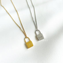 Load image into Gallery viewer, Personalized Love Lock Necklace
