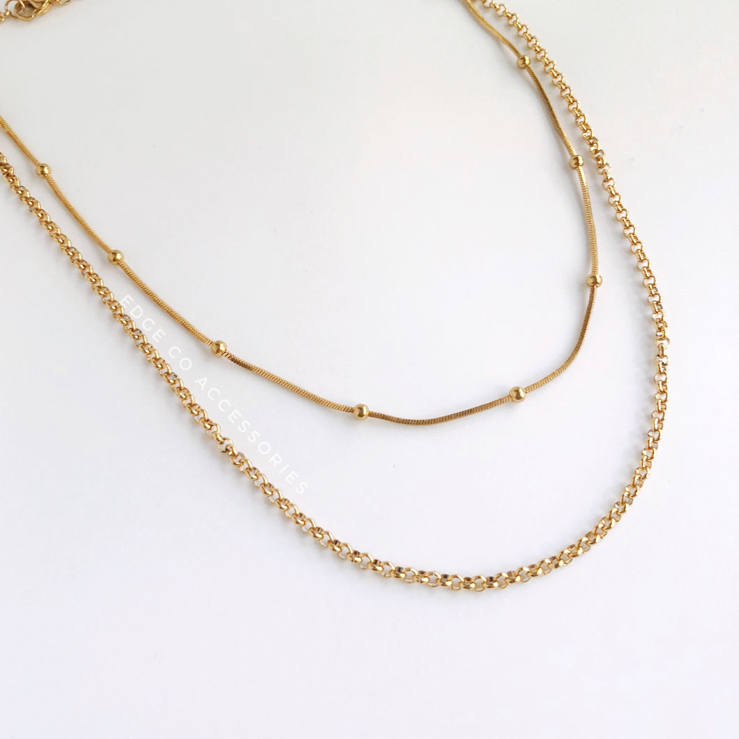 ELIS LAYERED CHAIN NECKLACE