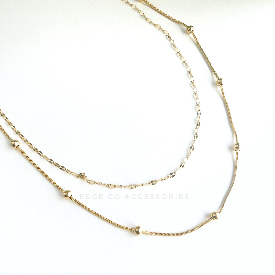 GAIA LAYERED CHAIN NECKLACE
